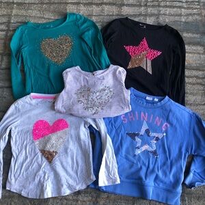Girls Sequins Tops Bundle